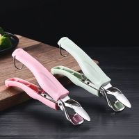 Non-slip Pot Pan Gripper Clip Hot Dish Plate Bowl Clip Retriever Tongs Silicone Handle Kitchen Tool Air Fryer Camping Tool Pots Pans