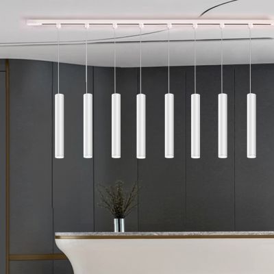 Modern Led Track Light Dimmable Long Tube Pendant lamp 5W Rail Spot Led Lighting Spotlight Fixture For Clothing Shop Store Home