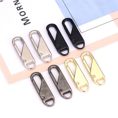 ❄ Detachable Zipper Pull Replacement Metal Slider Heads Universal Zipper Repair Kit For Luggage Jackets Backpacks Purse Portable