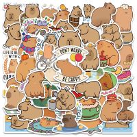 10/50PCS Plump Capybara Cartoon Cute Brown Animals Stickers Scrapbook Laptop Phone Luggage Diary Car Motorcycle Sticker Kid Toy