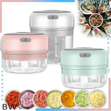 Charging Mini Garlic Masher Wireless Food Chopper Waterproof Portable Food  Processor Mincer - Food Processors, Facebook Marketplace