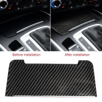 【YF】 Car Stylish For Audi A4 B8 A5 Q5 Interior Accessories Carbon Fiber Center Control Gear B36B