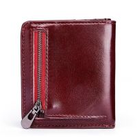 ZZOOI Men Short Wallet Leather Bifold Wallet Slim Fashion Credit Card Holder Coin Purses Business Wallet for Men
