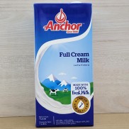 ANCHOR Hộp FULL CREAM 1 L SỮA TƯƠI NGUYÊN KEM UHT Milk HALAL