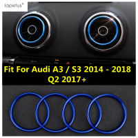 แดชบอร์ดเครื่องปรับอากาศ AC Outlet Vent ฝาครอบอุปกรณ์เสริมสำหรับ Audi Q2 2017 - 2021 A3 2014 - 2018 S3 2014 - 2018