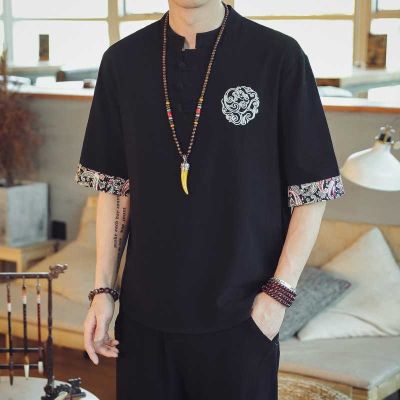 ♀✇♝  Chinese mens xishuangbanna dai yi Thai T-shirt Cambodia garment clothes on Thailand yi