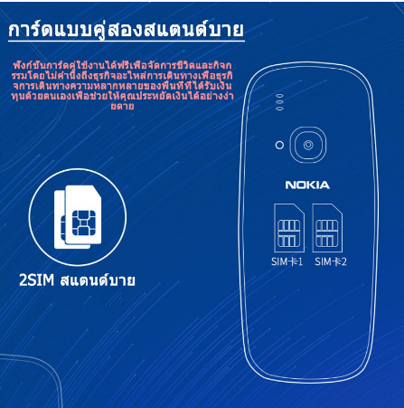 n3310-โทรศัพท์ปุ่มกด-4g-2ซิม-ไลน์-เฟสได้-รุ่นใหม่