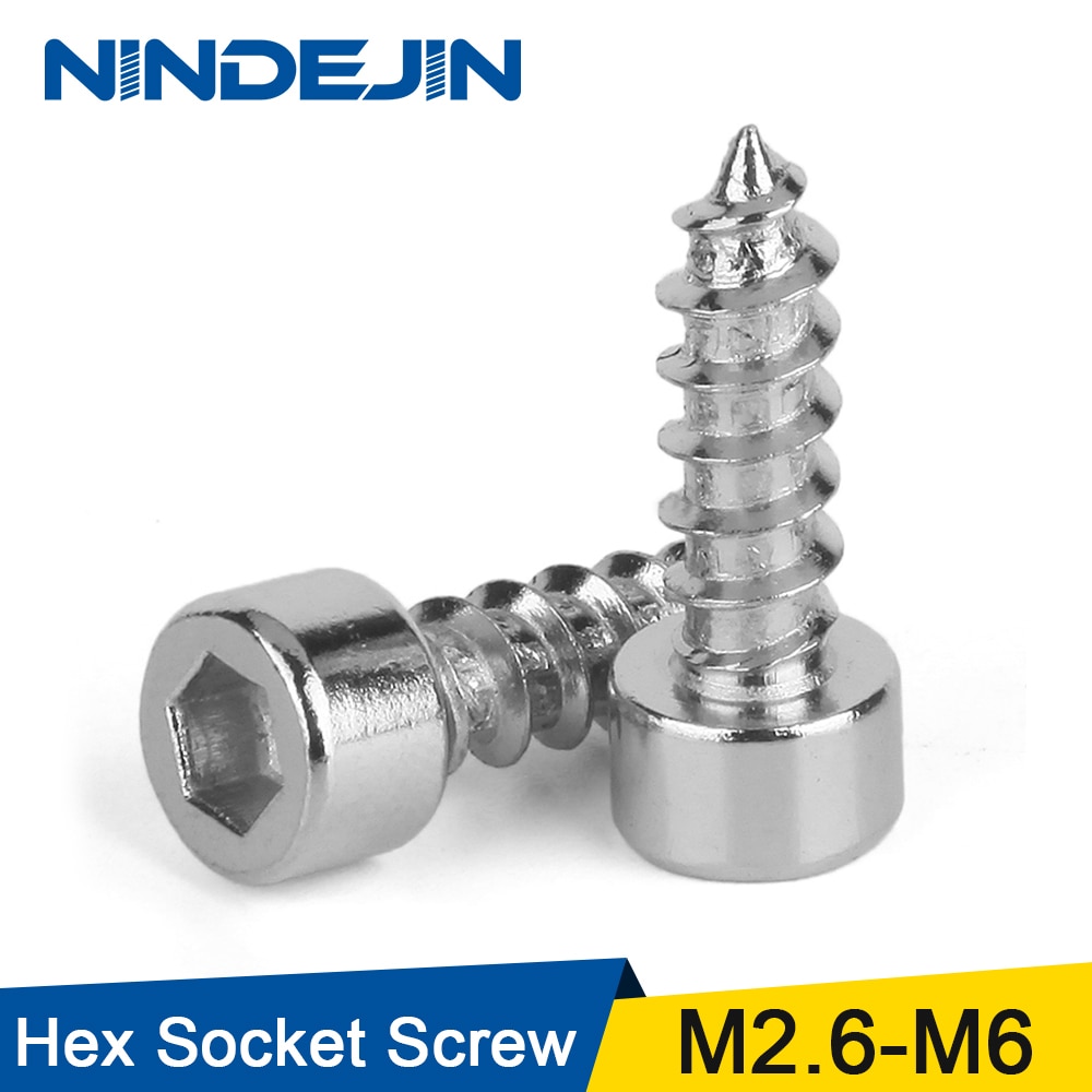 M3 DIN913 Flat Point Grub Screws Hex Socket Set Screws A2 SS Qty:20/50/100pcs 