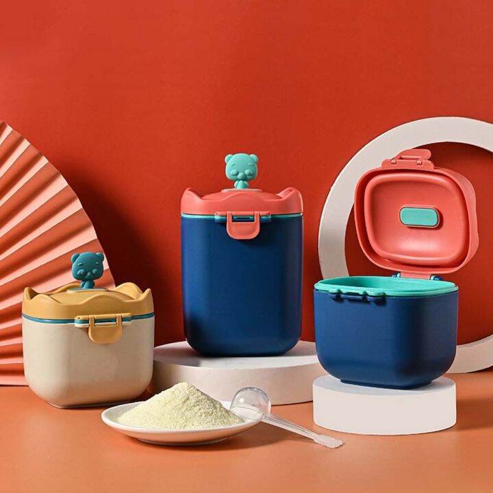BANDA Simple Kids Seal Newborn Cereal Cartoon Box Baby Food Storage Box