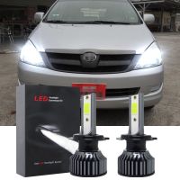 ใหม่ ชุดหลอดไฟหน้า LED 6000K สีขาว สําหรับ Toyota Innova ปี 2005-2012 2 ชิ้น