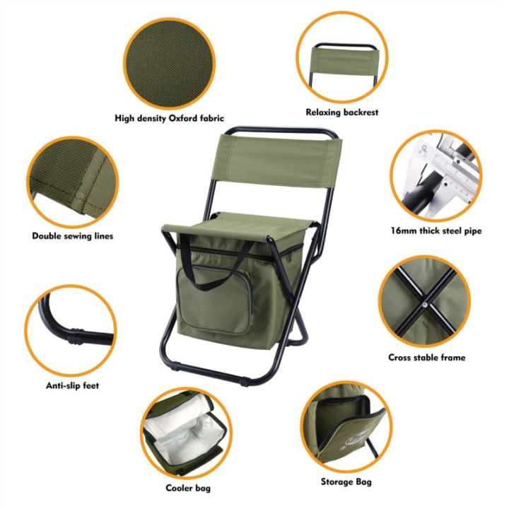 multiftional-outdoor-folding-stool-portable-ice-bag-stool-with-insulation-bag-fishing-stool-beach-chair-lightweight-stool