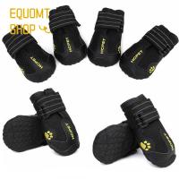 EQUOMT แฟชั่น4ชิ้น/เซ็ตกันลื่นอุปกรณ์สัตว์เลี้ยงเหมาะสำหรับสุนัขคลุมขารองเท้าบูทสุนัขสุนัขถุงเท้ารองเท้ากันฝนรองเท้าสุนัขสัตว์เลี้ยง