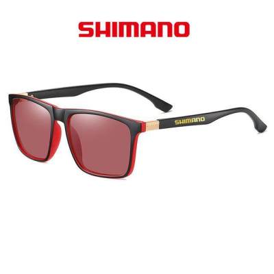[COD]Shimano แว่นตาตกปลาขี่จักรยาน,แว่นกันแดดโพลาไรซ์คลาสสิกป้องกันรังสีอัลตราไวโอเล็ตขับรถตกปลา
