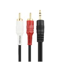 3.5mm Jack to 2RCA AUX Splitter RCA Audio Cable for Laptop MP3 DVD TV 1.5m 3m 5m 10m