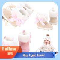 ALDRICH FASHION Princess Newborn Bebe Toddler Baby Shoes Winter Prewalker Warm Boots Bowknot