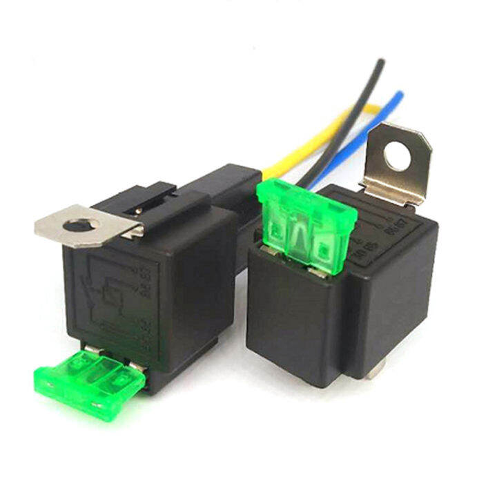 lowest-price-mh-1pc-4pin-5pin-30a-รีเลย์อัตโนมัติพร้อม-fuse-coil-voltage-12v-24v-dc-relay-vehicle-relay