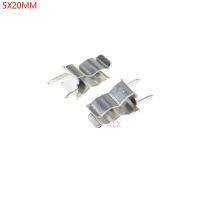 50PCS Plug In Clip Clamp fuse holder for 5 x 20mm Electronic Fuse Tube 5x20MM 5x20MM 5X20