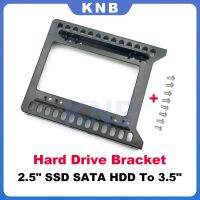 [ขายดี] 2.5คู่ใหม่ "SSD SATA HDD ถึง3.5" ถาดรองฮาร์ดไดร์ฟตัวแปลงเลนส์กับ8ชิ้นสกรูสำหรับพีซี