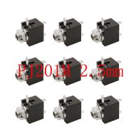 2/5/10Pcs PJ-201M 2.5mm Headphone Socket PJ201M 3 Pin Female Jack Audio Mono Channel Connector