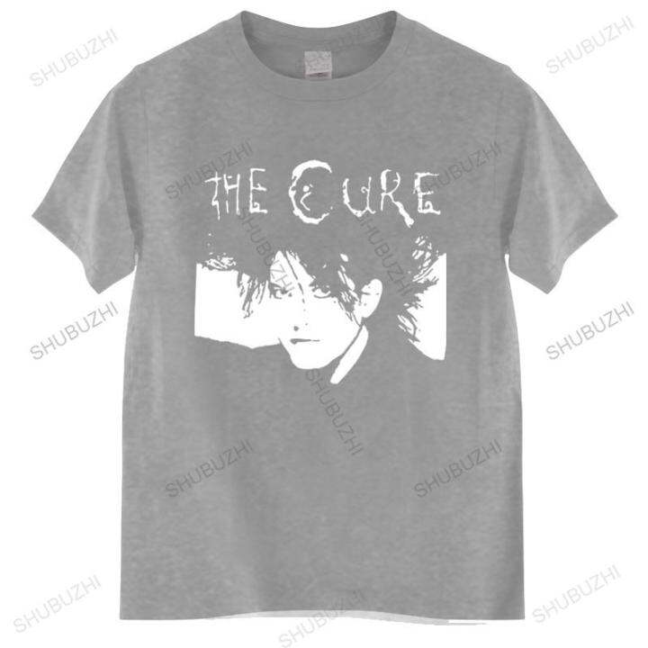 แบรนด์แฟชั่นเสื้อ-t-mens-1986-cure-robert-smith-สีดำ-t-เสื้อกลางผ้าฝ้าย-tshirt-unisex-เสื้อยืดวัยรุ่น-cool-tops