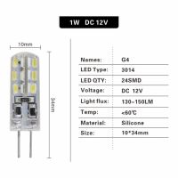 【❖New Hot❖】 lg9j5o Mall หลอดไฟ G4 Led 1W 2W 3W 4W 5W Ac Dc 12V 220V แทนที่10W 20W 30W หลอดไฟฮาโลเจน360มุมหลอดไฟ Led