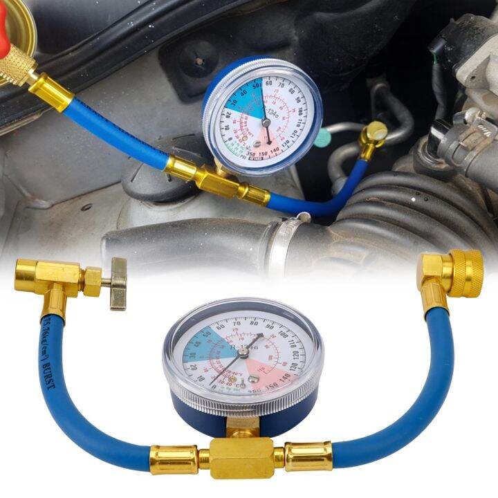 R134a Refrigerante Open Valve Charging Pipe Air Conditioning Recharge