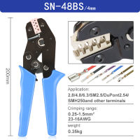 YEFYM Crimping pliers SN-48BS kit package for 2.8 4.8 6.3 VH2.54 3.96 2510tubeinsulation terminals electrical clamp tools