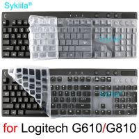 G610 Keyboard Cover for Logitech G610 G810 Mechanical for Logi Silicone Protector Skin Case Film Clear Black Pink Basic Keyboards