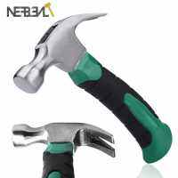 Mini Stubby Claw Hammer 8OZ Nail Hammer Tool Steel Woodworking Striking Fiberglass Handle Household Multifunctional