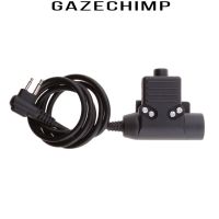 ( Gazechimp ) Z - Tactical U94 อะแดปเตอร์สายเคเบิ้ลหูฟัง &amp; Ptt สําหรับ Motorola Xv2100 Mu11 2Pin