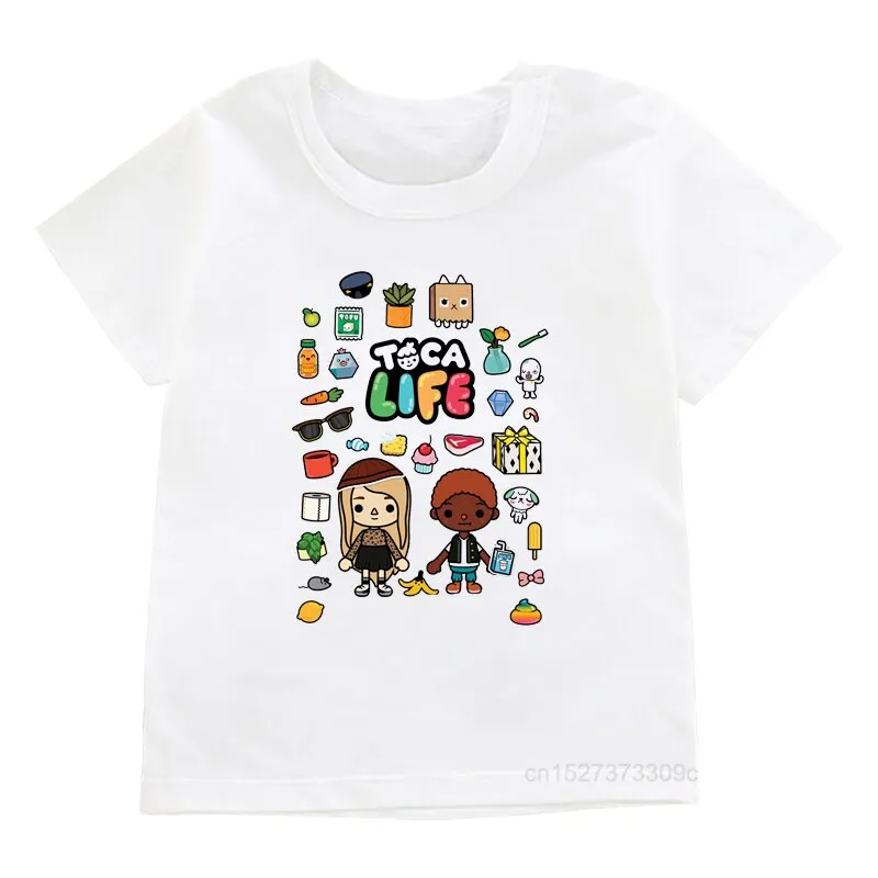 toca boca and gacha life | Kids T-Shirt