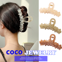 COCOJEWELRY กิ๊ฟติดผมดอกไม้ขนาดใหญ่เรียบง่ายขนาด13ซม. สำหรับผู้หญิงแผ่น MODE Korea ปิ่นปักผม