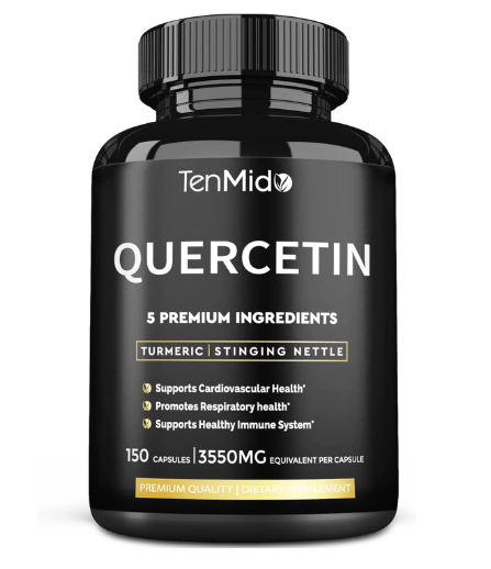 3550 mg Quercetin Supplement by Tenmido 5 Premium Ingredients with ...