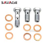 ㍿△❧ M10 x 1.0 Banjo Bolts Front/Rear Brake Master Cylinder Screws Hose Caliper Bolt Hydraulic Clutch Motorcycle Accessories 10mm