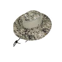 ；。‘【； Outdoor Breathable Mesh Camouflage Bucket Hat Sun Protection Hunting Fishing Hiking Cap