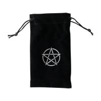 【SALE】 spechassgibrna19 Pentagram ถุงเก็บการ์ดไพ่ทาโรต์,ถุงเก็บการ์ดเกมกระดานหูรูดขนาดเล็กสำหรับใช้ในบ้านเครื่องประดับกำมะหยี่