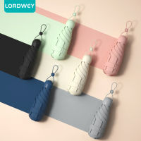 LORDWEY ร่มขนาดเล็กทนรังสียูวีพับได้ร่มกันแดดน้ำหนักเบาและพกพาได้6ร่มซี่โครงของขวัญวันเกิดแบบสร้างสรรค์