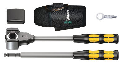 Wera - 8002 C 1/2 Koloss Ratchet Set with Pouch and Exte (5133862001)