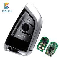 【♘COD Free Cas♘】 haokao5 Keyecu กุญแจรีโมทอัจฉริยะสีเงิน3ปุ่ม315Mhz/433Mhz/868Mhz สำหรับ Bmw F Series Cas4 /Fem Fcc: Kr55wk49863