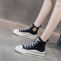 Ulzzang Sneakers Womens Sports Shoes R Platform Sepatu Wanita Sneakers Lace-up Korea Casual Fashion Sneaker S807