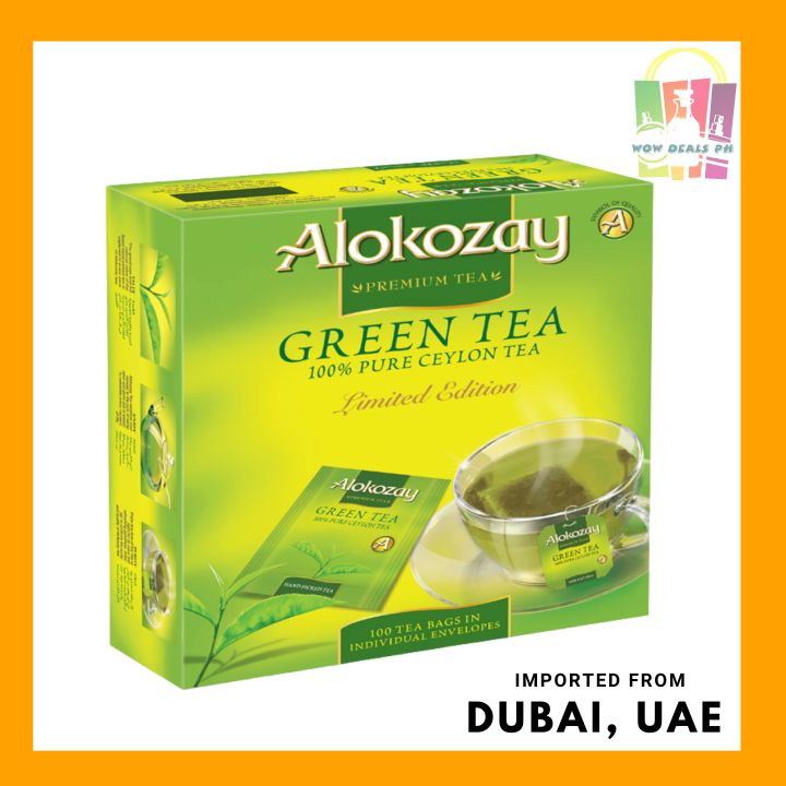 Alokozay Green Tea 100 Tea Bags Expiry MARCH 2024 Lazada PH