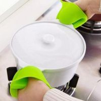 【CW】 Microwave OvenSiliconeInsulation Mitts Anti Scalding Pot Bowl Holder ClipBaking KitchenAccessories