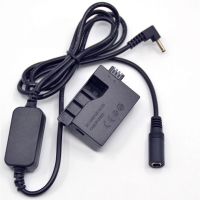 DR-E5 LP-E5 Dummy Battery +12V-24V Step-Down Power Cable For Canon EOS Rebel Xsi XS 450D 500D 1000D Kiss F X2 X3 T1i