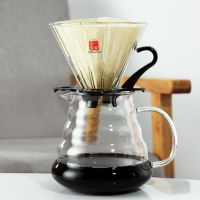 [จัดส่งฟรี] V60กระดาษกรองกาแฟกรวยทิ้งกาแฟกรองกระดาษธรรมชาติไม่ได้ฟอกกรวยกระดาษสำหรับเทกว่ากาแฟ Dripper