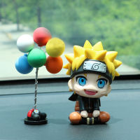 【cw】 Large Naruto Q Car Decoration Kakashi Naruto Cartoon Hand-Made Car Center Console Decoration Model ！