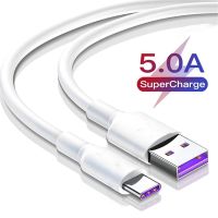 ☸☇ 5A USB C Cable Super Fast Charging For Huawei Samsung Xiaomi 12 10 Mobile Phone Charger Data Cable Type C Cable Cord USB-C Cable