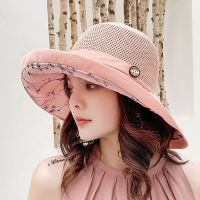 [Hat vendor]หมวกชาวประมงผู้หญิง39; S หมวกผู้หญิงกลางแจ้งขอบใหญ่ขอบ Topi Bucket ป้องกันรังสีอัลตราไวโอเลตหมวกกันแสงแดด Uv UPF 50หมวกกันแดดกันแดด