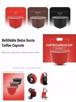 Holiday Discounts RECAFIMIL For Dolce Gusto Coffee Capsule Resuable Pod Nescafe Expresso Coffee Filter With Tamper