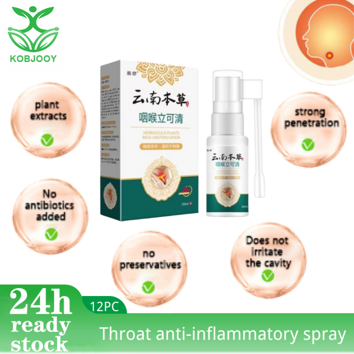 Throat antiinflammatory spray Relieving cough and phlegm Acute and