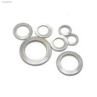 ✚♚✢ 20 - 100pcs M2.5 M3 M4 M5 M6 M8 M10 M12 M16 Wedge Locking Washer Din9250 Stainless Steel 304 Safe Butterfly Lock Washer S Series